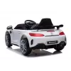 PETMEX Mercedes-AMG GTR carro elétrico infantil 12V para conduzir - branco