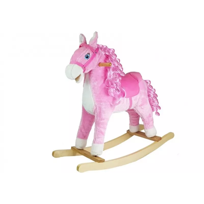 Cavalo de balanço PETMEX Rosa 74cm 2255