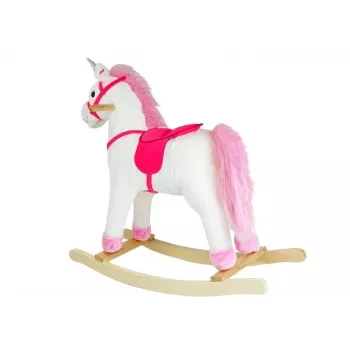 Cavalo de balanço PETMEX Unicórnio Branco 74cm 2252