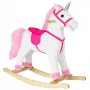 Cavalo de balanço PETMEX Unicórnio Branco 74cm 2252
