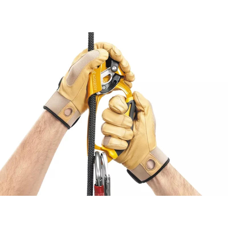 Petzl B17ALN Dispositivo de segurança com apoio de travagem para cordas simples 8,5-11 mm