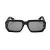 Óculos de sol PHILIPP PLEIN MAN SPP150-670703 retangulares, armação preta, lentes cinzentas, 67/11/145 mm