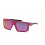 Óculos de sol de homem Philipp Plein SSP009-586YLP - preto com tons dourados, armação quadrada em acetato, lentes UV400 cinzentas 58/18/135 mm
