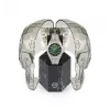 Relógio de homem Philipp Plein PWPMA0224 43mm mostrador preto bracelete de silicone