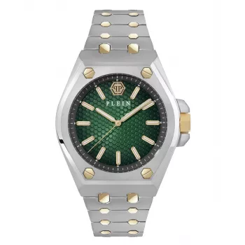 Relógio de homem Philipp Plein PWPMA0224 43mm mostrador preto bracelete de silicone