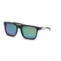 Óculos de sol Philipp Plein Sport para homem SSP010-56U28Z - Armação de acetato preta, lentes de policarbonato cinzentas, 56/19/135 mm