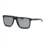 Óculos de sol de homem Philipp Plein Sport SSP013-58U28P - armação em acetato preta, lentes cinzentas polarizadas, 58/17/145 mm