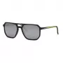 Óculos de sol Philipp Plein Sport para homem SSP032-58C02X armação de acetato preta lentes cinzentas 58/19/145 mm