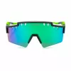 Óculos de sol de homem PHILIPP PLEIN SPORT SSP001-99U28V - Armação preta, lentes cinzentas, formato escudo