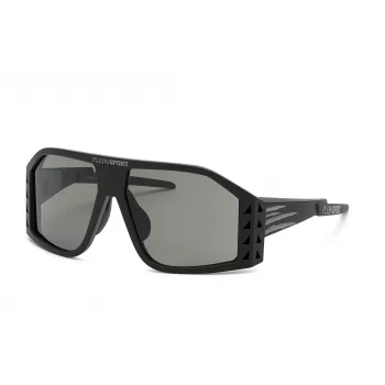 Óculos de sol Philipp Plein Sport homem SSP002-610U28 - armação preta lentes cinzentas 61/15/130 mm