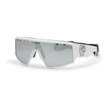 Óculos de sol Philipp Plein Sport SSP007V995WWX homem - armação preta, lentes cinzentas fumé