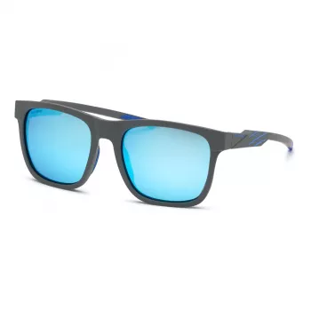 Philipp Plein Sport óculos de sol polarizados para homem SSP010-56507P - armação preta lentes cinzentas 56mm