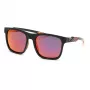 Philipp Plein Sport óculos de sol retangulares para homem SSP010-56Z42P - armação preta lentes cinzentas polarizadas 56/19/135 mm