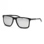 PHILIPP PLEIN SPORT SSP013-58Z42Z óculos de sol de homem - armação de acetato preta, lentes de policarbonato cinzentas, 58/17/145 mm