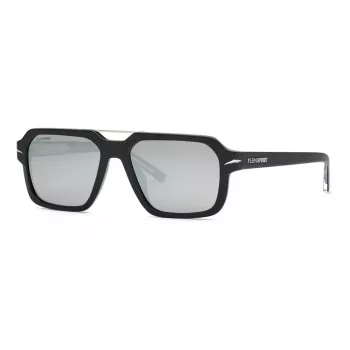 Óculos de sol retangulares de homem Philipp Plein Sport SSP036-577EPP preto/cinzento 57mm