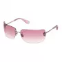 Philipp Plein SPP027V950A39 Óculos de sol quadrados de mulher - armação de acetato preta lentes cinzentas 95mm