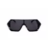 Óculos de sol de homem Philipp Plein SPP047-0Z21 armação preta lentes cinzentas 99mm