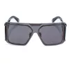 Óculos de sol de homem Philipp Plein SPP096M990I86 Pilot Aviator metal preto cinzento degradê UV400 99mm