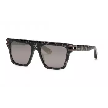 Óculos de sol Philipp Plein SPP108V56721X unissexo preto/cinzento 56/19/145 mm