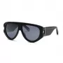 Óculos de sol de homem Philipp Plein SPP127M60700G - armação de acetato preta, lentes cinzento-escuro, 60/13/145 mm