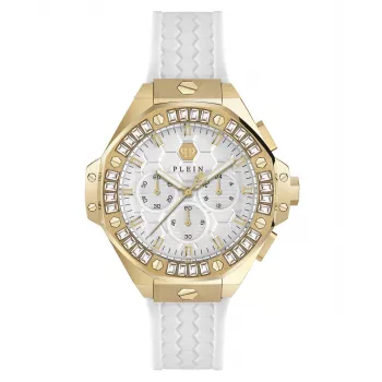 Relógio automático de homem Philipp Plein The $keleton PWPSA0624 42mm silicone preto