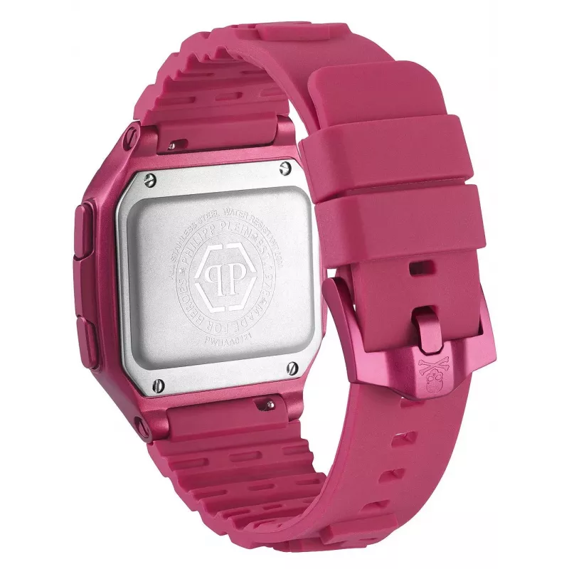 Relógio unissexo automático Philipp Plein The $keleton PWHAA0121 47mm preto silicone