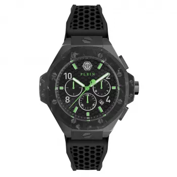 Philipp Plein The $keleton Relógio automático de homem PWPRA0624 46mm aço inoxidável silicone preto