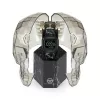 Philipp Plein The $kull relógio de quartzo de homem 44mm aço inoxidável preto silicone PWHAA1822
