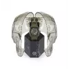 Philipp Plein The $kull Relógio de homem PWVBA0223 44mm aço inoxidável quartzo mostrador preto bracelete de silicone