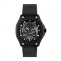 Relógio automático de homem Philipp Plein The Skeleton PWRAA0923 42mm silicone preto