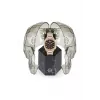 Relógio de quartzo de homem Philipp Plein The Skeleton PWSAA0623 44mm Bracelete de silicone preto