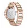 Relógio de quartzo de homem Philipp Plein The Skeleton PWSAA0623 44mm Bracelete de silicone preto