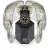 Relógio de quartzo Philipp Plein The Skeleton para homem PWYBA0823 44mm silicone preto