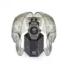 Relógio de homem Philipp Plein The Skeleton PWUBA0323 44mm Black IP aço inoxidável silicone