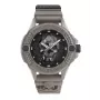 Relógio de homem Philipp Plein The Skeleton PWUBA0323 44mm Black IP aço inoxidável silicone
