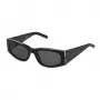 Philipp Plein Óculos de sol de mulher cat-eye SPP025S550700 - acetato preto brilhante, lentes fumadas, UV400