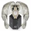 Relógio automático skeleton de mulher Philipp Plein PWTAA0523 38mm Aço inoxidável cor de ouro rosa e silicone preto