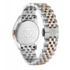 Relógio de quartzo analógico de mulher Philipp Plein PWYAA0223 The $kull 34mm bracelete de silicone preto