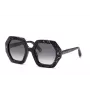 Óculos de sol de mulher PHILIPP PLEIN SPP039M530869 - armação preta, lentes cinzentas, 53 mm