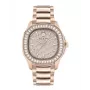 Relógio de quartzo de mulher Philipp Plein The Skeleton PWTAA0723 38mm silicone preto