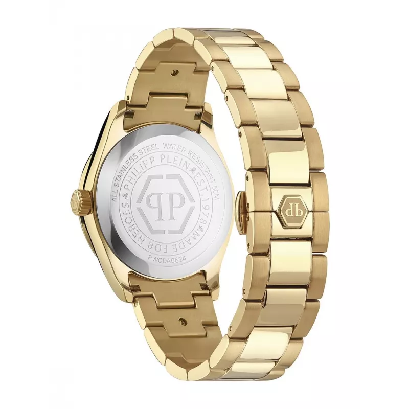 Relógio de mulher Philipp Plein PWCDA0624 38mm aço inoxidável quartzo