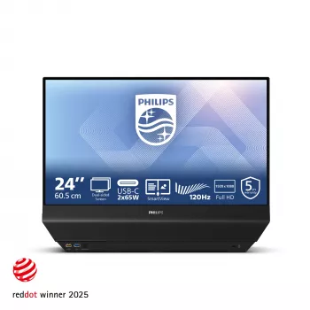 Monitor LED Philips 24B2D5300 23,8 inch IPS Full HD - Preto