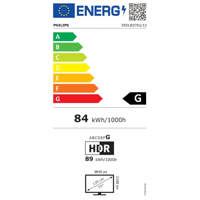 TV Philips 55OLED761/12 55 polegadas (139 cm) 4K OLED Ambilight com Dolby Vision e Android TV