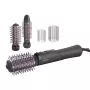 Escova modeladora de caracóis Philips 7000 Series BHA715/00, cinzento quente/rosa, 1000W, 1,8m