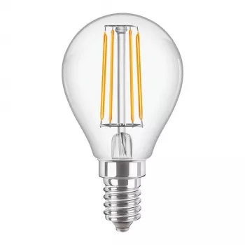 Philips Classic lâmpada LED gota 470lm 4.3W 2700K P45 E14