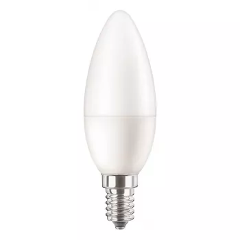 Lâmpada de vela LED Philips CorePro 470lm 5W B35 E14
