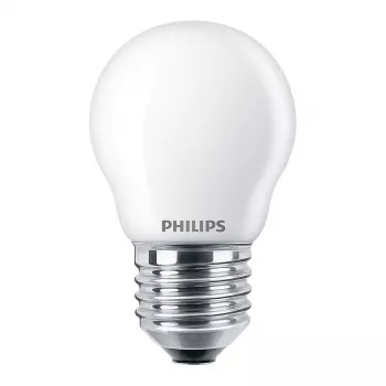 Philips CorePro LED Drop Lâmpada 6.5W P45 E27 2700K branco quente mate