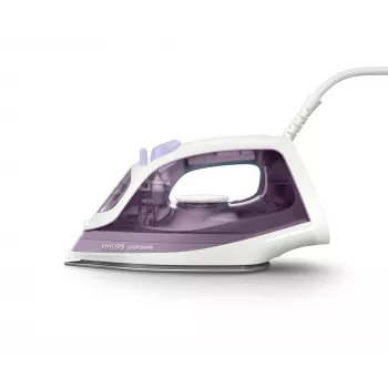 Philips DST2020/30 Ferro de engomar a vapor, 2000 W, base antiaderente, azul/branco