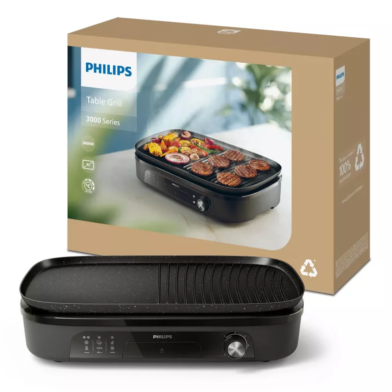 Philips HD6210/90 Grelhador elétrico 2000W