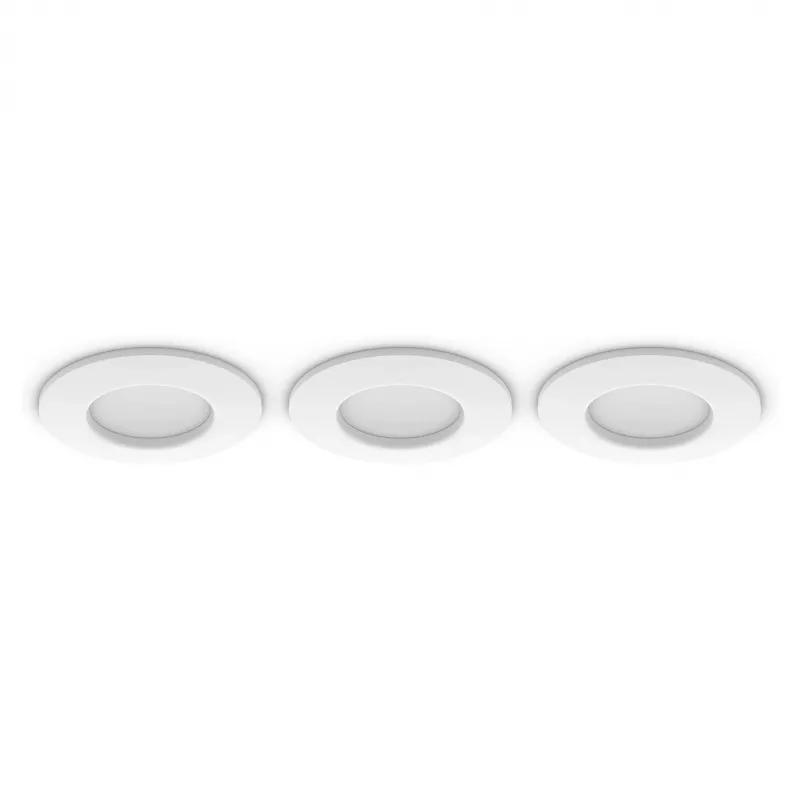 Philips Hue White & Color Ambiance Slim Recessed Light S x3 - Branco